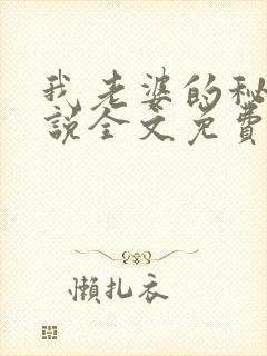 我老婆的秘密小说全文免费阅读