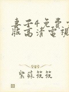 妻子4免费完整版高清电视剧在线看封面