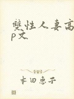 双性人妻高hnp文