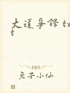 大道争锋 txt