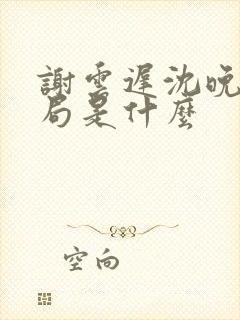谢云迟沈晚梨结局是什么