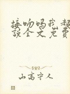 接吻吗我超甜小说全文免费阅读封面