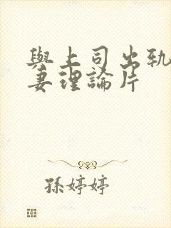 与上司出轨的人妻理论片