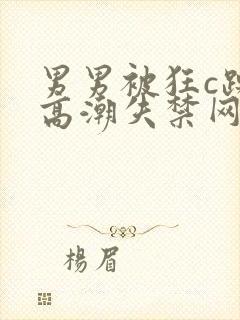 男男被狂c躁到高潮失禁网站