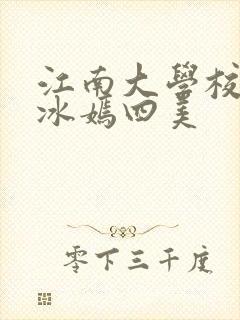 江南大学校花陆冰嫣四美
