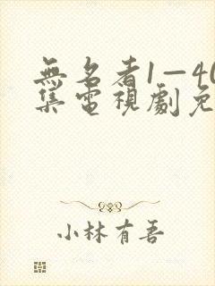 无名者1—40集电视剧免费观看