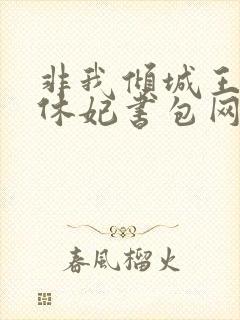 非我倾城王爷要休妃书包网