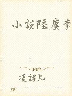 小说陆尘李清瑶封面