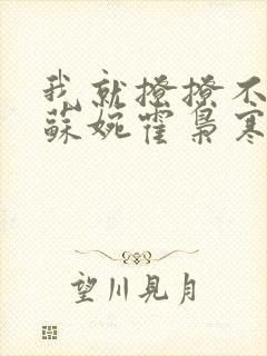 我就撩撩不负责苏婉霍枭寒全文免费阅读封面