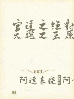 官道之绝对权力天选之主原著小说