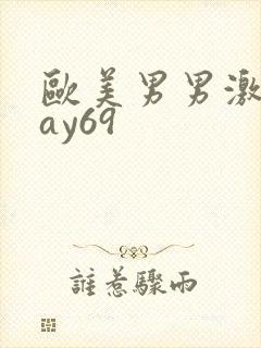 欧美男男激情gay69