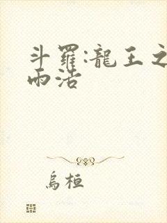 斗罗:龙王之霍雨浩