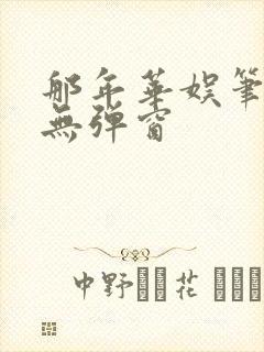 那年华娱笔趣阁无弹窗