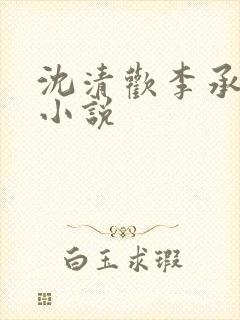 沈清欢李承稷的小说封面