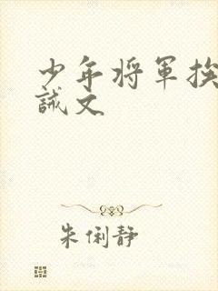 少年将军挨打训诫文