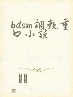 bdsm调教重口小说