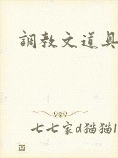 调教文道具辣文