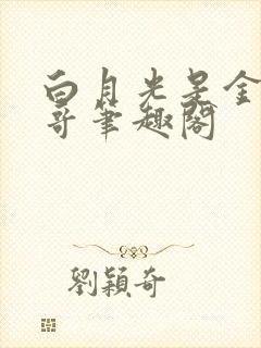 白月光是金主他哥笔趣阁