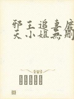 邪王追妻废材逆天小姐无删减