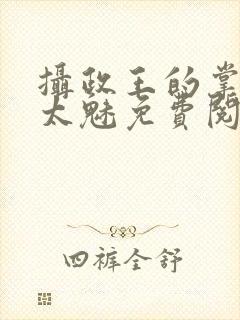 摄政王的掌中娇太魅免费阅读