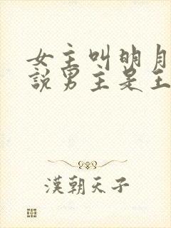 女主叫明月的小说男主是王爷