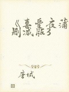 《喜爱夜蒲》无删减版3