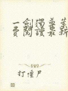 一剑独尊叶玄免费阅读最新章节封面