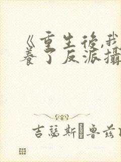 《重生后,我娇养了反派摄政王》