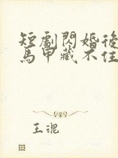 短剧闪婚后老公马甲藏不住3