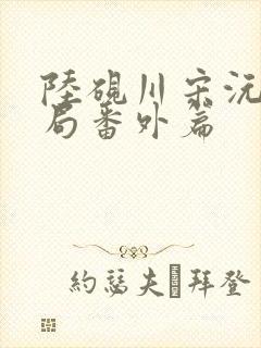 陆砚川宋沅大结局番外篇