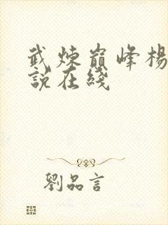 武炼巅峰杨开小说在线封面