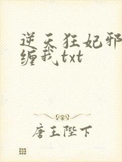 逆天狂妃邪王别缠我txt封面