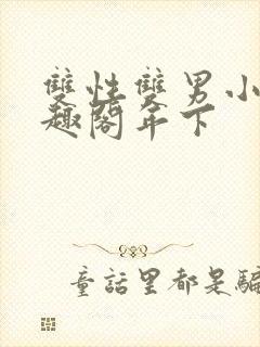 双性双男小说笔趣阁年下
