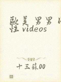 欧美 男男 同性 videos