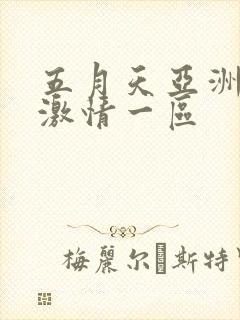 五月天亚洲婷婷激情一区