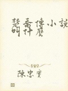 楚乔传小说原著叫什么封面