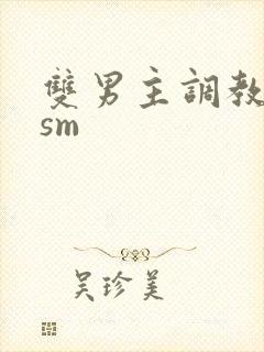 双男主调教小说sm
