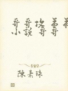 哥哥攻 弟弟受小说 哥哥