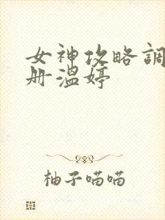 女神攻略调教手册温婷