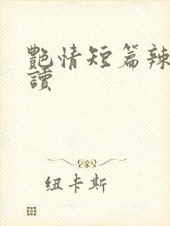艳情短篇辣文阅读