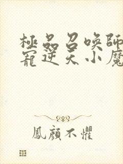 极品召唤师:盛宠逆天小魔妃