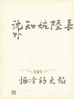 沈知婉陆长烽番外