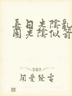 长日光阴乱作一团光阴似箭无弹窗封面
