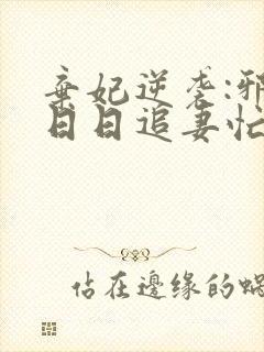 弃妃逆袭:邪王日日追妻忙免费下载封面