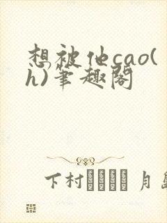 想被他cao(h)笔趣阁封面