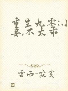 重生九零:小辣妻,不太乖