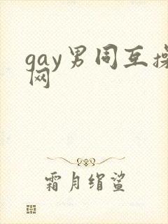 gay男同互操网封面