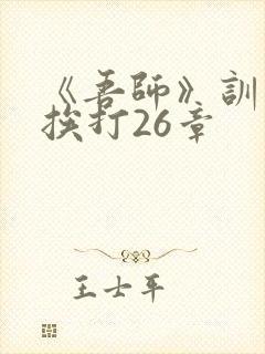 《吾师》训诫文挨打26章封面