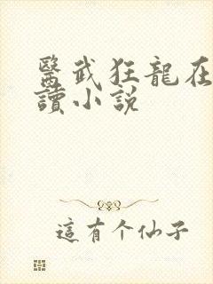 医武狂龙在线阅读小说封面