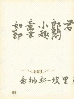 如意小郎君无删节笔趣阁